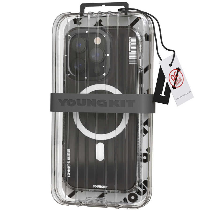 Apple iPhone 14 Pro Uyumlu Kılıf Magsafe Şarj Özellikli YoungKit Exquisite Serisi Kapak - 5