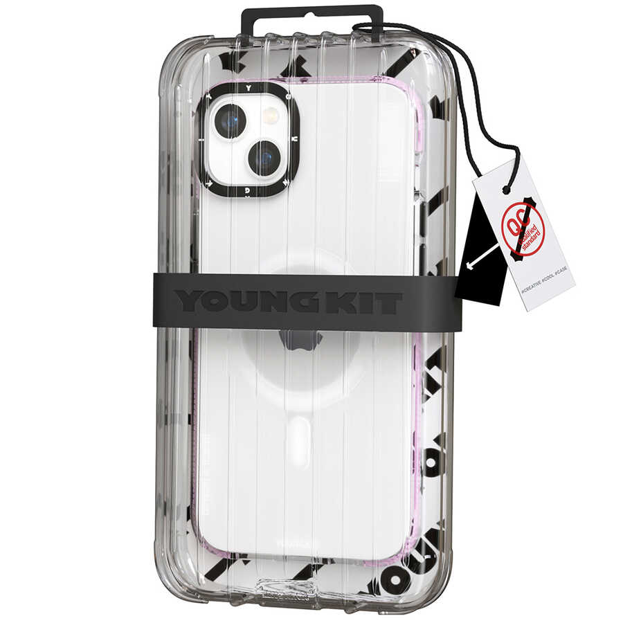 Apple iPhone 14 Plus Uyumlu Kılıf Magsafe Şarj Özellikli YoungKit Exquisite Serisi Kapak - 3