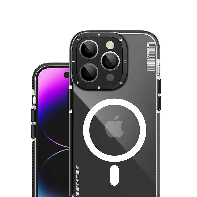 Apple iPhone 14 Pro Max Uyumlu Kılıf Magsafe Şarj Özellikli YoungKit Exquisite Serisi Kapak - 7