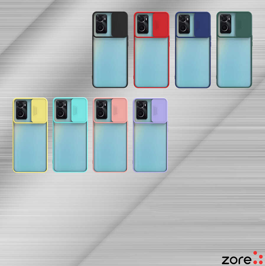 Oppo A76 Uyumlu Kılıf Zore Lensi Kapak - 1