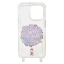 Apple iPhone 14 Uyumlu Kılıf Kajsa Missy And Match Şeffaf Desenli İp Askılı Kapak - 1