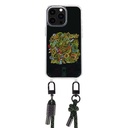 Apple iPhone 14 Pro Max Uyumlu Kılıf Kajsa Missy And Match Şeffaf Desenli İp Askılı Kapak - 5