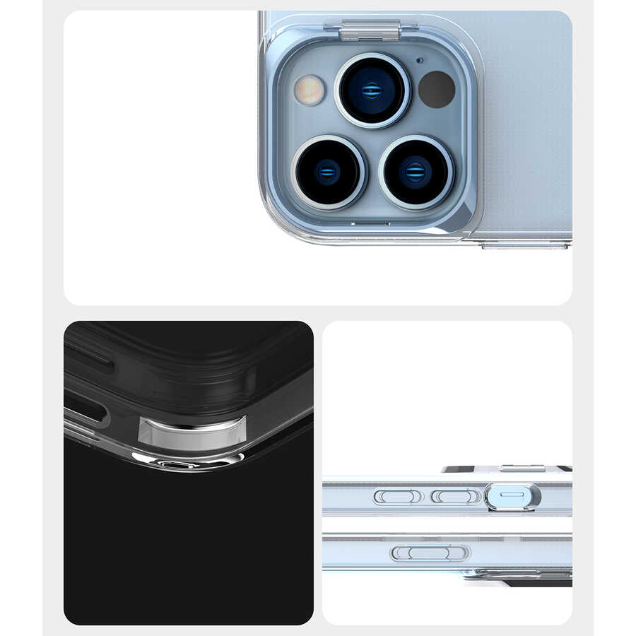Apple iPhone 13 Pro Uyumlu Kılıf Zore Skuba Kapak - 3