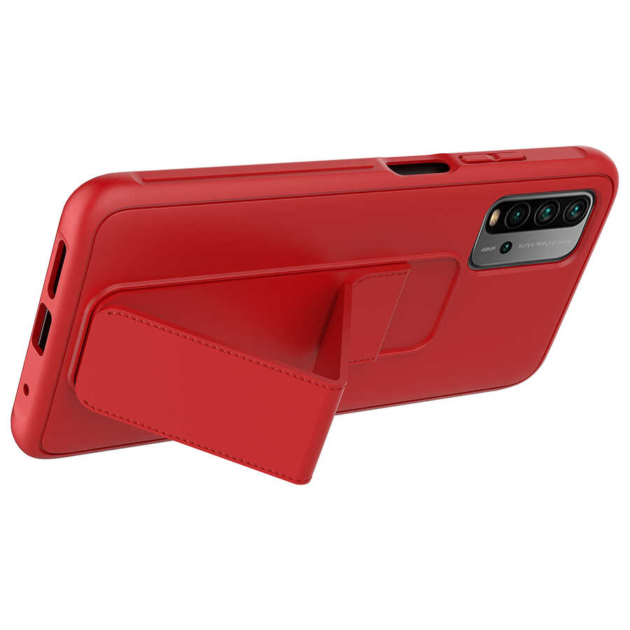 Xiaomi Redmi 9T Uyumlu Kılıf Zore Qstand Kapak - 1