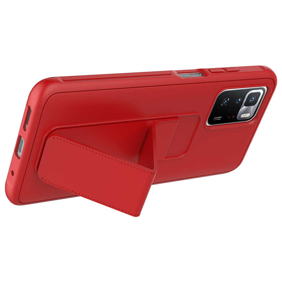 Xiaomi Redmi 10 Uyumlu Kılıf Zore Qstand Kapak - 1