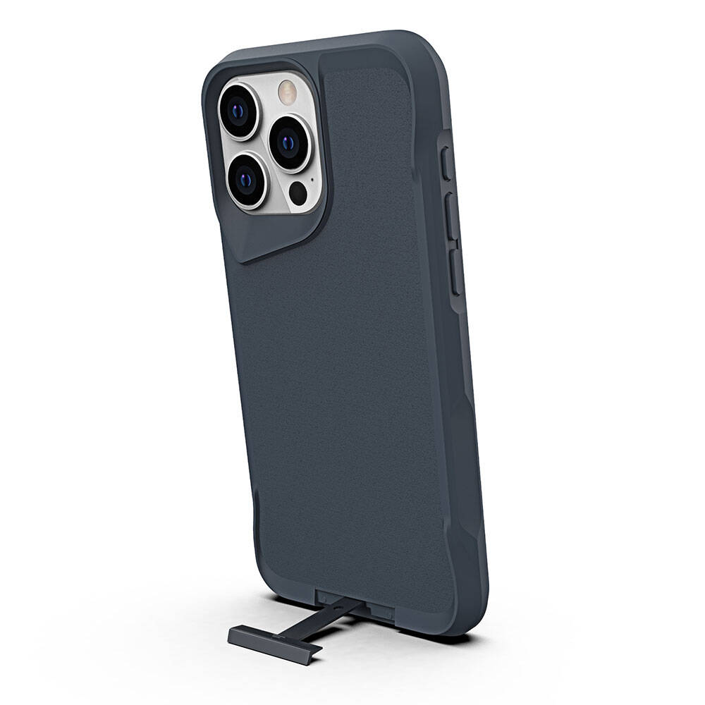 Apple iPhone 15 Pro Max Uyumlu Kılıf Zore Airbag Kenarlı T-Max Mat Standlı Kapak - 8