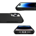 Apple iPhone 15 Pro Max Uyumlu Kılıf Zore Airbag Kenarlı T-Max Mat Standlı Kapak - 15