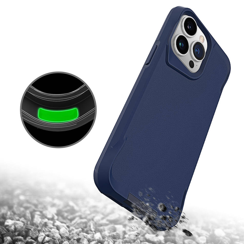 Apple iPhone 15 Pro Max Uyumlu Kılıf Zore Airbag Kenarlı T-Max Mat Standlı Kapak - 22