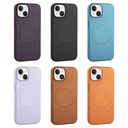 Apple iPhone 14 Uyumlu Kılıf PU Deri Magsafe Wireless Şarj Özellikli Zore Derix Kapak - 1