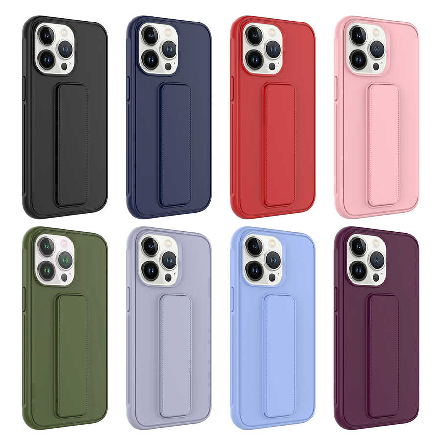 Apple iPhone 13 Pro Uyumlu Kılıf Zore Qstand Kapak - 2