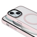 Apple iPhone 14 Uyumlu Kılıf Mat Arka Yüzey Wireless Şarj Özellikli Flet Magsafe Kapak - 2