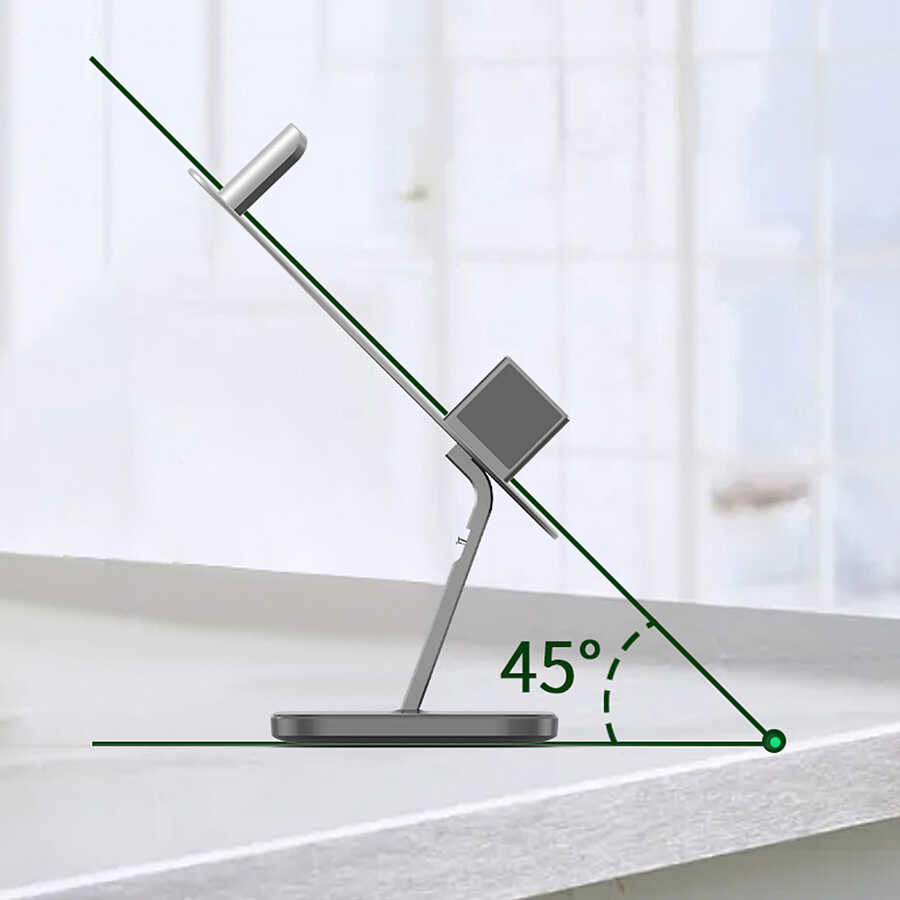 Wiwu M15 Mıknatıslı Kablosuz Şarj Standı 15+15W Max. - 9