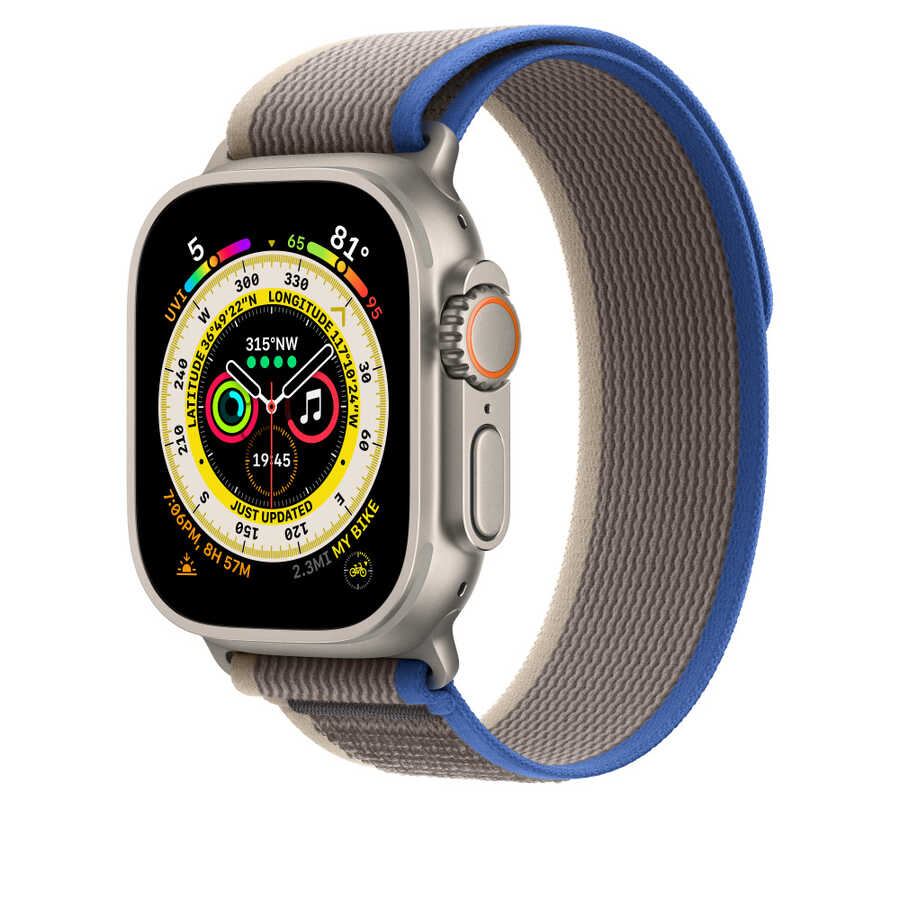 Apple Watch 42mm Uyumlu Wiwu Trail Loop Naylon Örgü İşlemeli Hasır Kordon Strap Kayış - 3