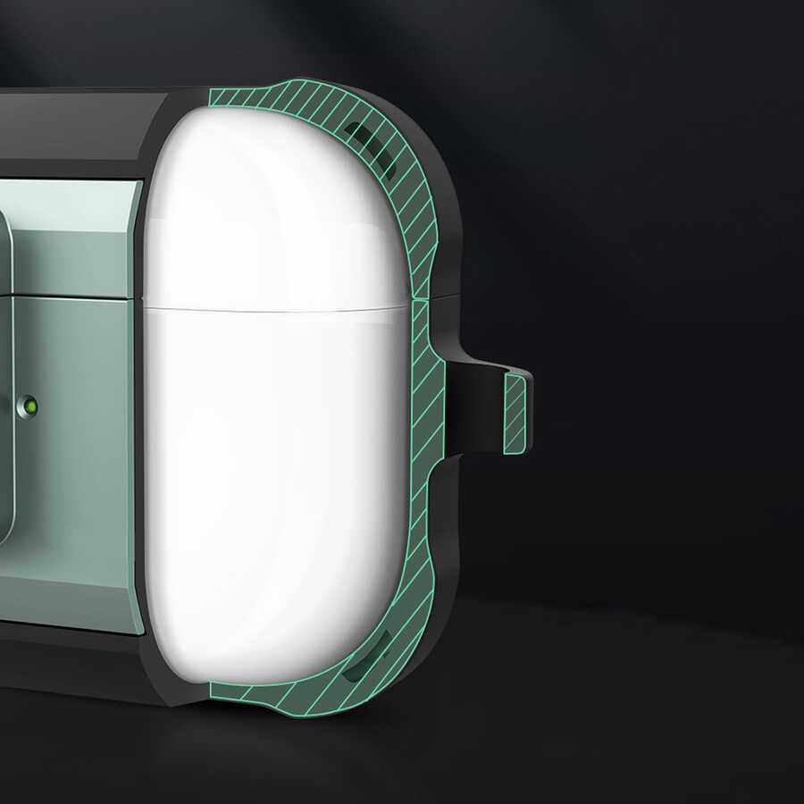 Apple Airpods Pro Uyumlu Kılıf Wiwu Mecha Kılıf - 3