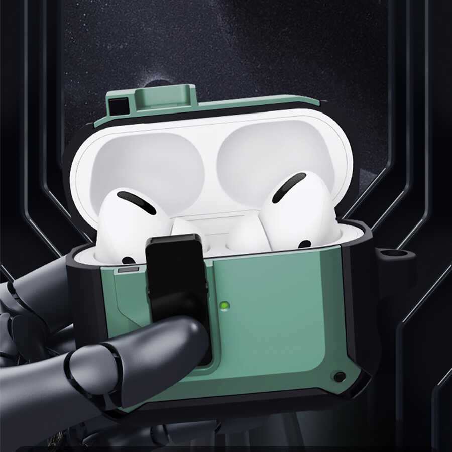 Apple Airpods Pro Uyumlu Kılıf Wiwu Mecha Kılıf - 9