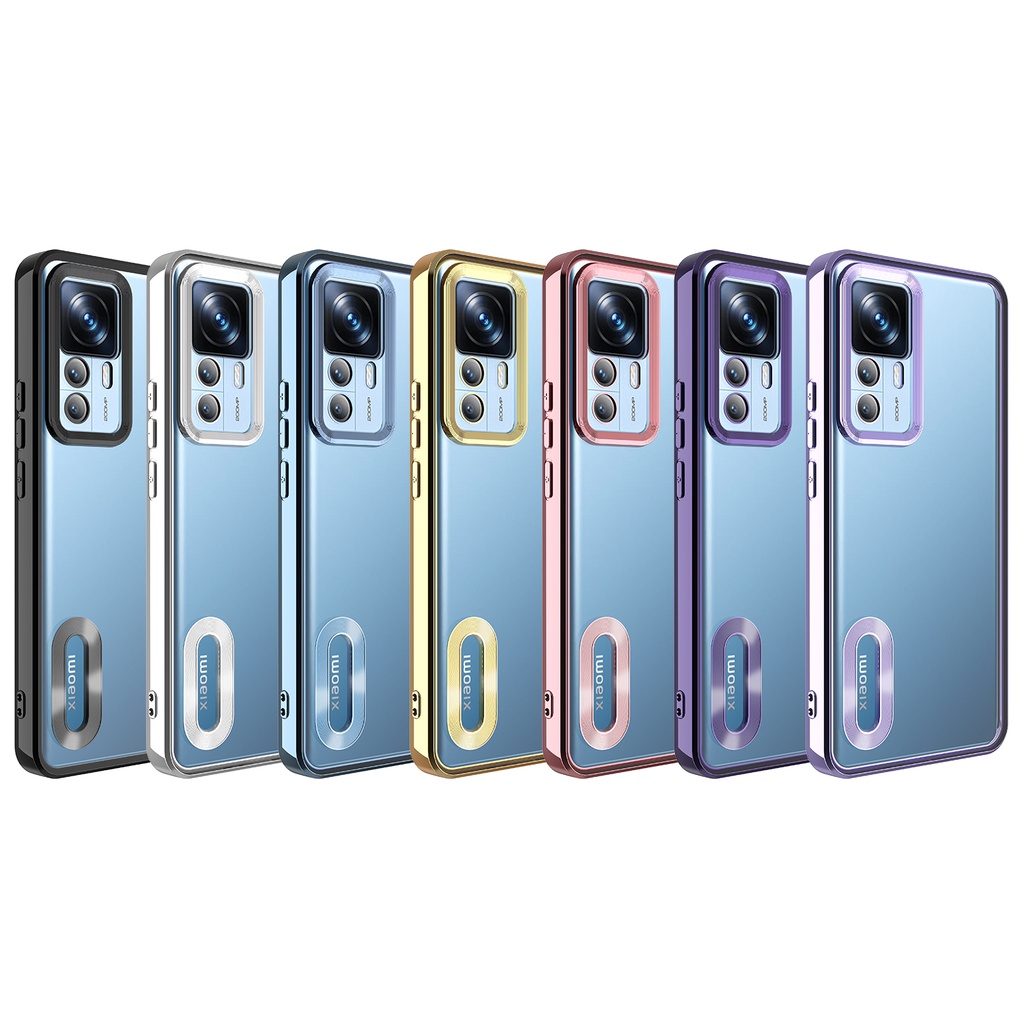 Xiaomi Mi 12T Pro Uyumlu Kılıf Kamera Korumalı Logo Gösteren Zore Omega Kapak - 1