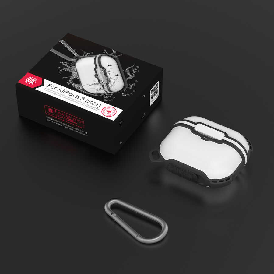 Apple Airpods 3. Nesil Uyumlu Zore Airbag 16 Silikon 1-1 Su Geçirmez Kılıf - 8