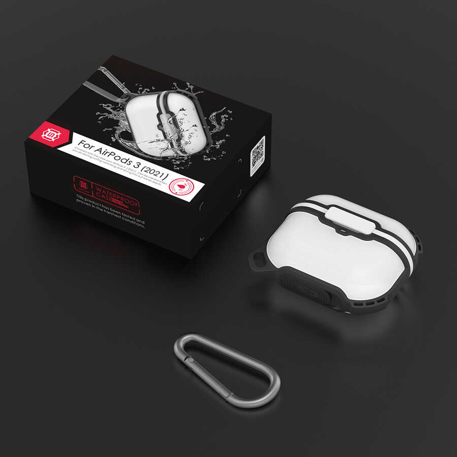 Apple Airpods 3. Nesil Uyumlu Zore Airbag 16 Silikon 1-1 Su Geçirmez Kılıf - 9