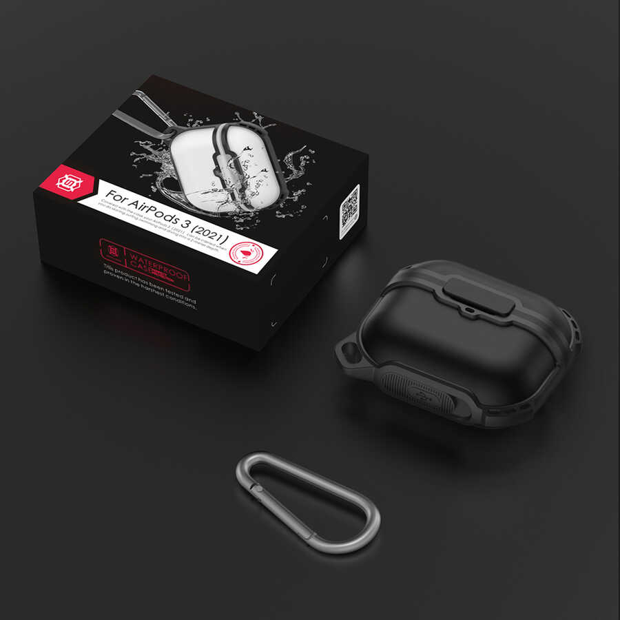 Apple Airpods 3. Nesil Uyumlu Zore Airbag 16 Silikon 1-1 Su Geçirmez Kılıf - 23
