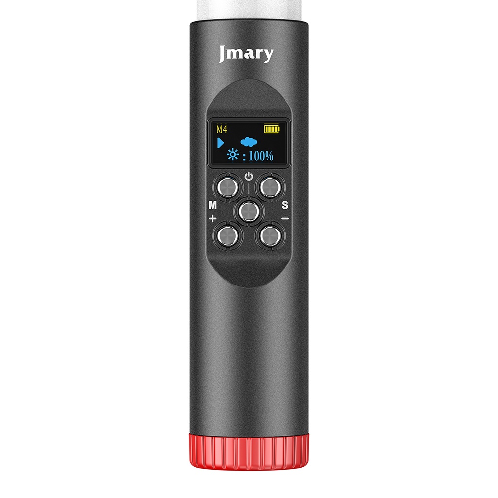 Jmary FM-128RGB OLED Ekran Göstergeli RGB Led Işıklı Su Geçirmez Aydınlatma Çubuğu - 7