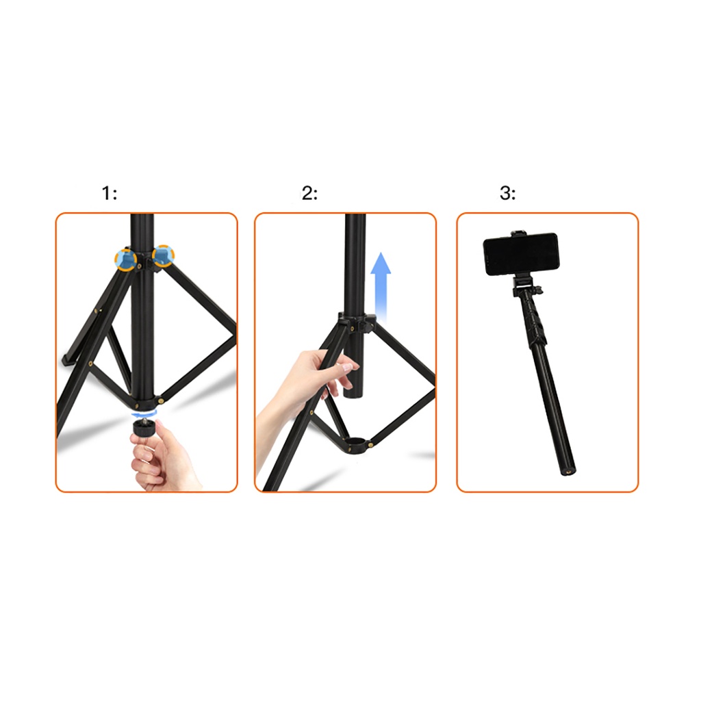 Jmary MT-39 5 Kademeli 153cm Fonksiyonel 2 in 1 Monopod 360 Derece Dönebilen Başlıklı Tripod - 2