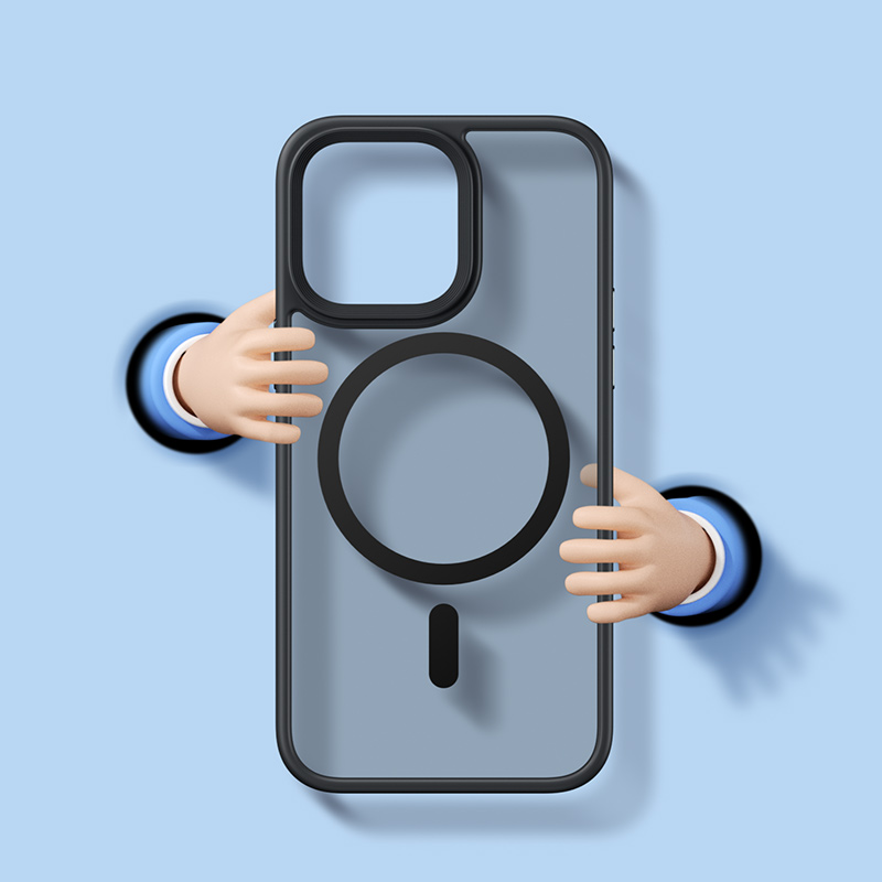 Apple iPhone 14 Pro Max Uyumlu Kılıf Magsafe Şarj Özellikli Benks Mist Hybrid Kapak - 11