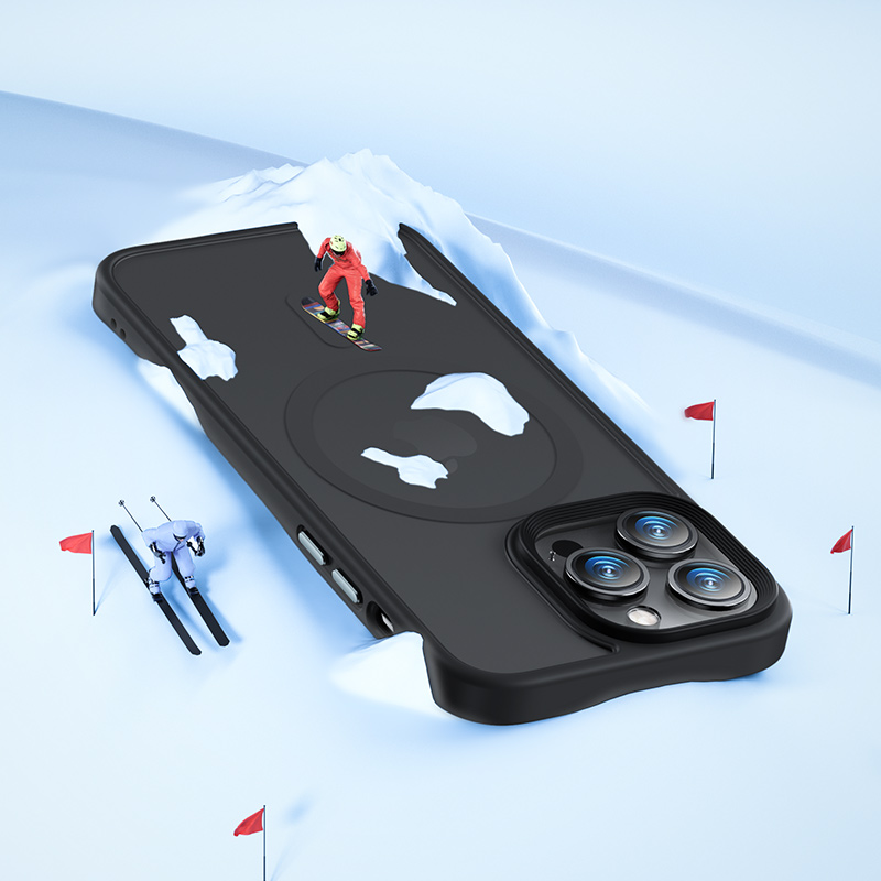 Apple iPhone 14 Pro Max Uyumlu Kılıf Magsafe Şarj Özellikli Benks Mist Hybrid Kapak - 12