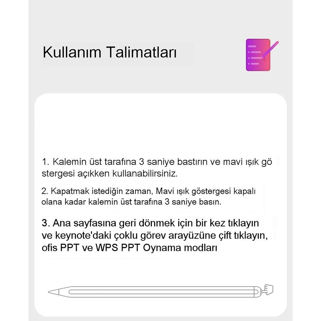 Benks Magnetik Wireless Şarj Özellikli Palm Rejection Kapasitif Dokunmatik Çizim Kalemi - 7