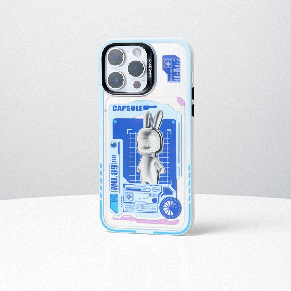 Apple iPhone 14 Pro Uyumlu Kılıf Magsafe Şarj Özellikli Benks Casebang Rabbit Kapak - 9