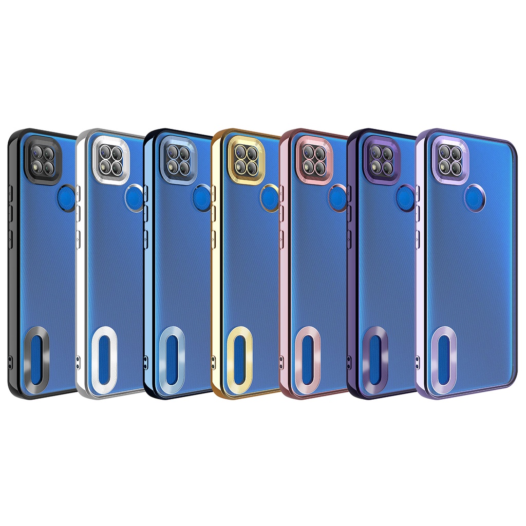 Xiaomi Redmi 9C Uyumlu Kılıf Kamera Korumalı Logo Gösteren Zore Omega Kapak - 1