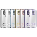 Xiaomi Redmi Note 9 Pro Uyumlu Kılıf Kamera Korumalı Logo Gösteren Zore Omega Kapak - 1