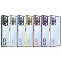 Xiaomi Redmi Note 10 Pro Uyumlu Kılıf Kamera Korumalı Logo Gösteren Zore Omega Kapak - 1