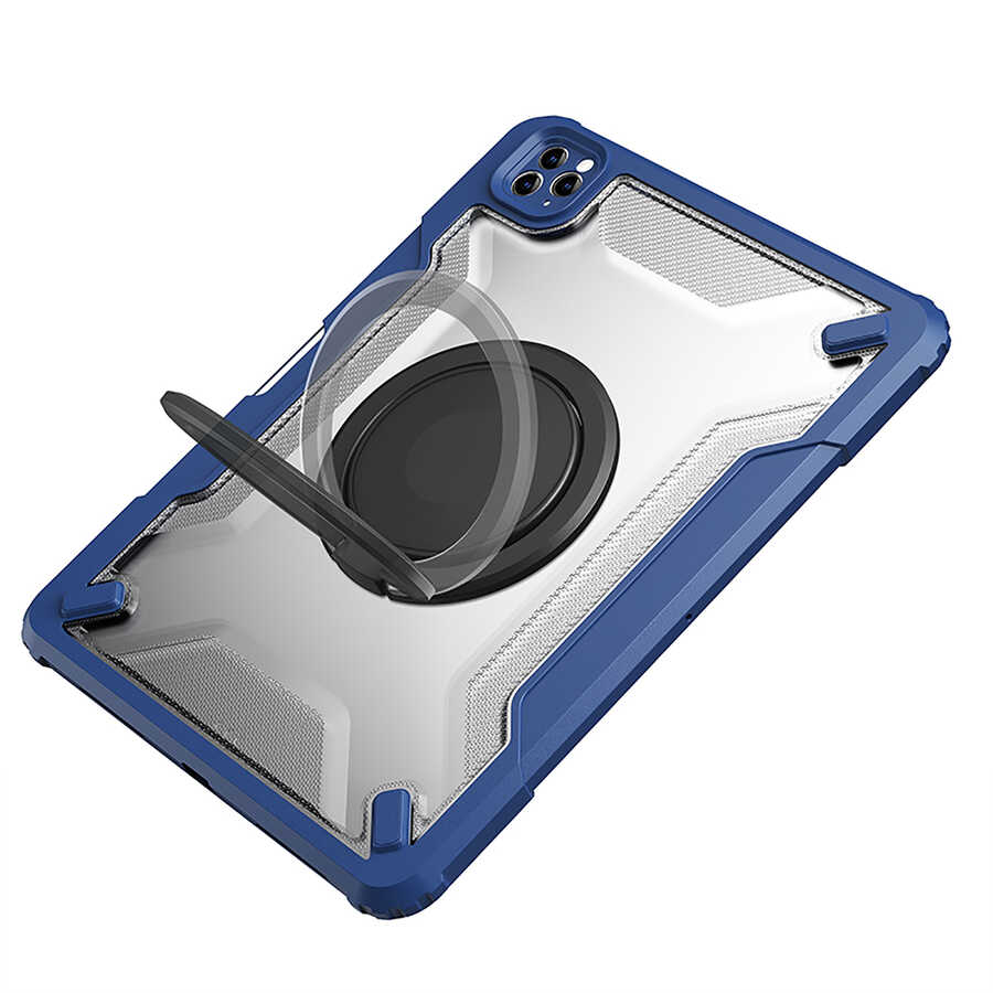 Apple iPad Pro 11 2021 Uyumlu (3.Nesil) Wiwu Mecha Dönebilen Standlı Tablet Kılıfı - 1