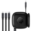 Wiwu Wi-C012 Masaüstü Düzenleyicili Type-C to C+L+M Hızlı Şarj Kablosu 1.2m - 4