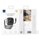 Wiwu Wi-C012 Masaüstü Düzenleyicili Type-C to C+L+M Hızlı Şarj Kablosu 1.2m - 7