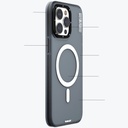 Apple iPhone 15 Plus Uyumlu Kılıf Magsafe Şarj Özellikli Youngkit Colored Sand Serisi Kapak - 2