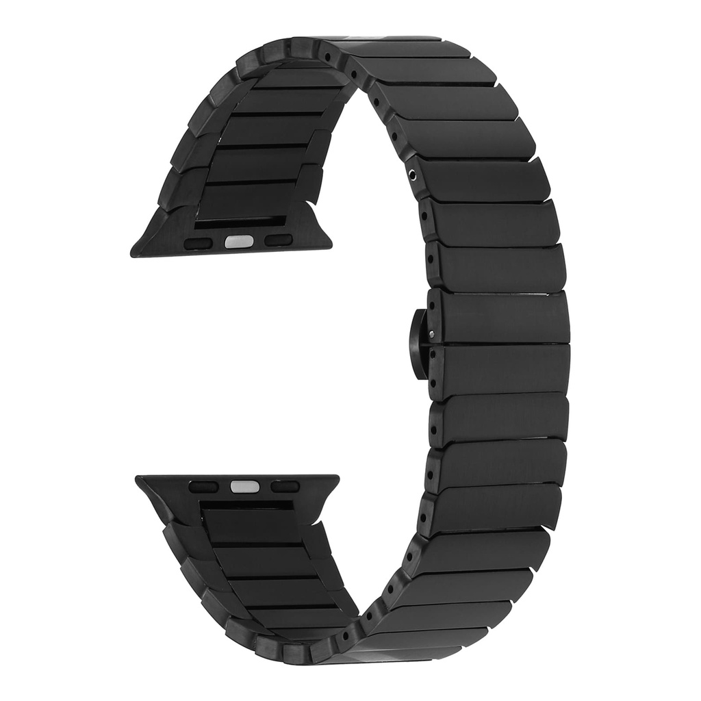 ​​​Apple Watch 7 41mm Uyumlu Kordon KRD-79 Metal Strap Kayış - 6