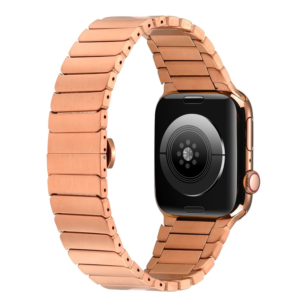 ​​​Apple Watch Ultra 49mm Uyumlu Kordon KRD-79 Metal Strap Kayış - 7