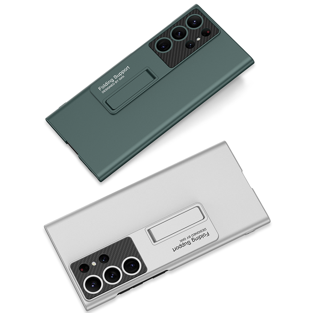 Samsung Galaxy S23 Ultra Uyumlu Kılıf Zore Standlı Ays Kapak - 5