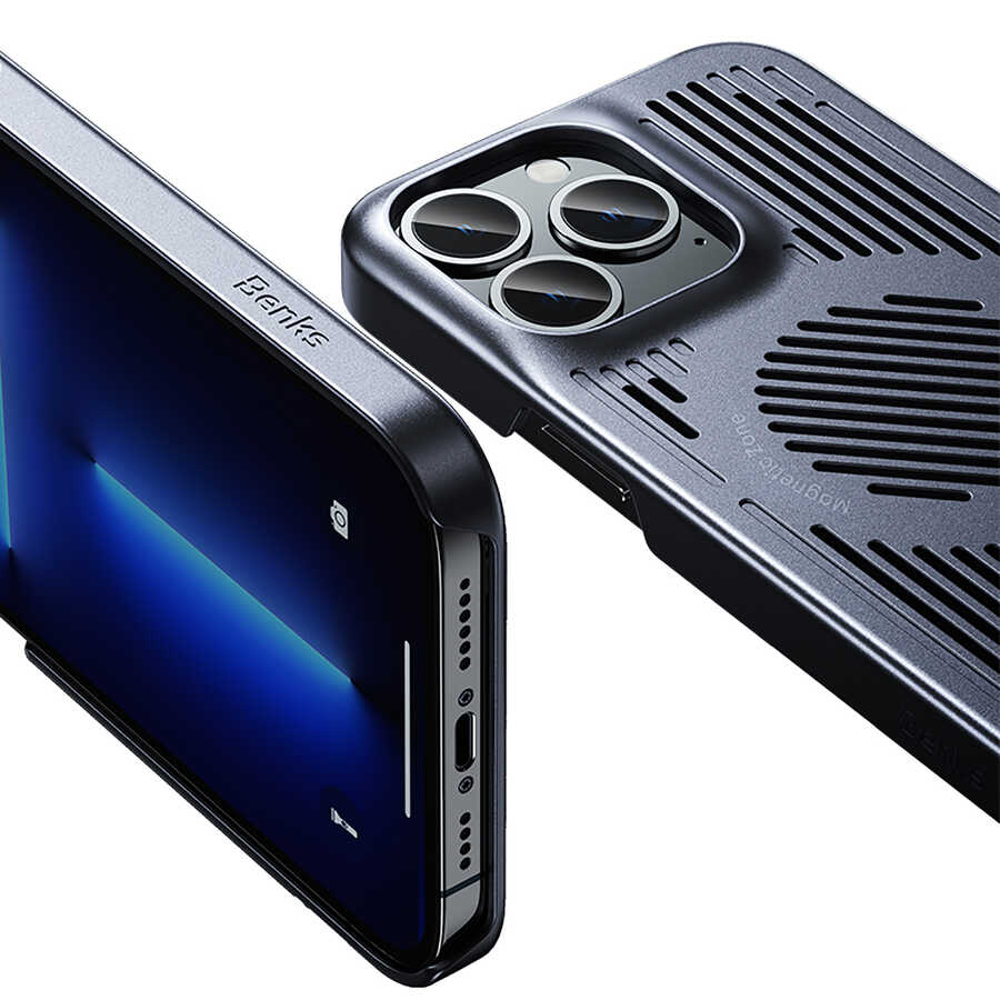 Apple iPhone 13 Pro Max Uyumlu Kılıf Benks Bizzard Soğutucu Özellikli Oyuncu Telefon Kılıfı - 2