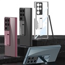 Samsung Galaxy S23 Ultra Uyumlu Kılıf Kamera Korumalı Şeffaf Tasarımlı Zore Lego Standlı Kapak - 1