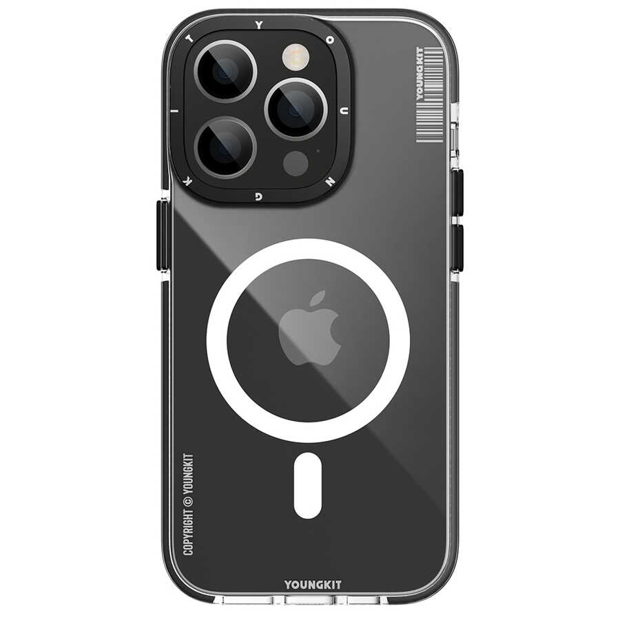 Apple iPhone 13 Pro Max Uyumlu Kılıf Magsafe Şarj Özellikli YoungKit Exquisite Serisi Kapak - 6