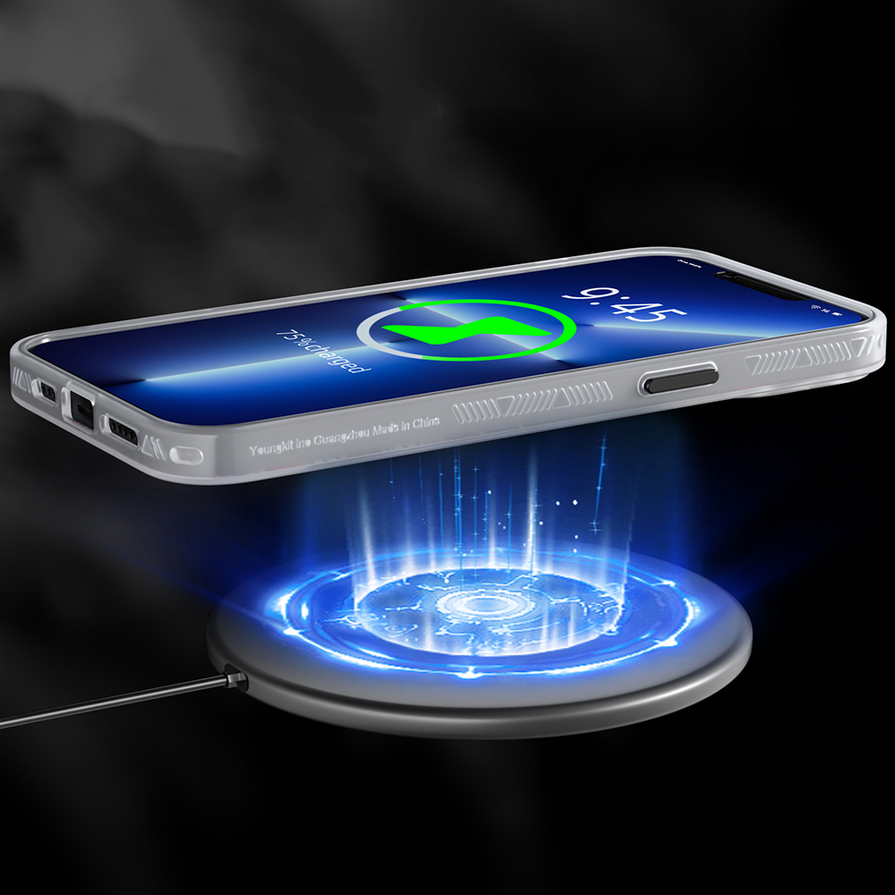 Apple iPhone 13 Pro Uyumlu Kılıf Magsafe Şarj Özellikli YoungKit Metaverse Serisi Kapak - 5