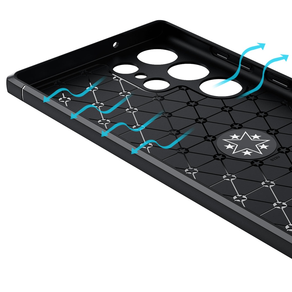 Samsung Galaxy S23 Ultra Uyumlu Kılıf Zore Ravel Silikon Kapak - 3