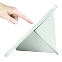 Megafox Teknoloji Apple iPad 10.9 2022(10.Nesil) Uyumlu Tablet Kılıf Tri Folding Kalem Bölmeli Kılıf - 15