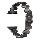 ​​​Apple Watch 7 41mm Uyumlu Kordon KRD-80 Metal Strap Kayış - 10