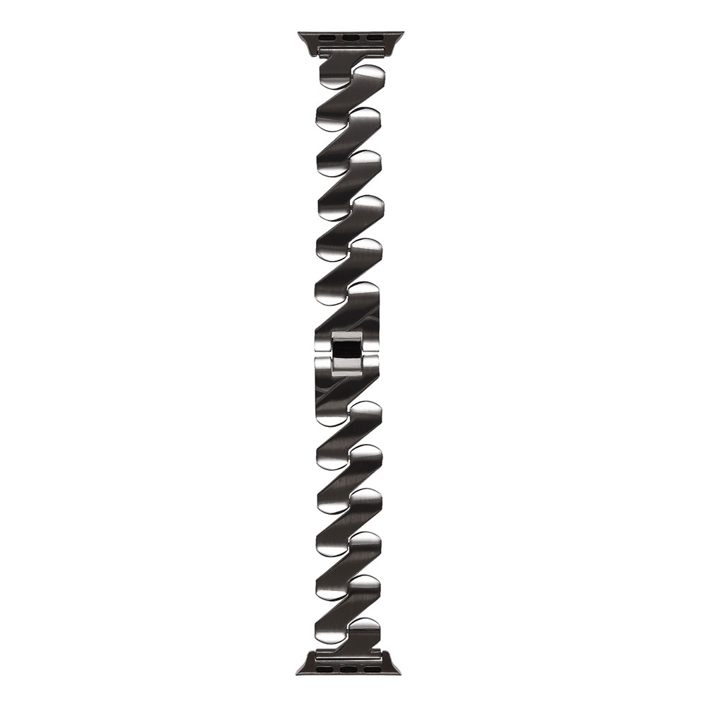 ​​​Apple Watch 7 41mm Uyumlu Kordon KRD-80 Metal Strap Kayış - 15