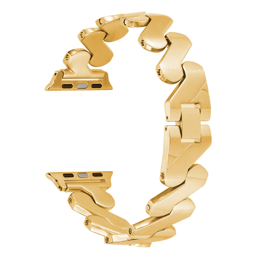 ​​​Apple Watch 42mm Uyumlu Kordon KRD-80 Metal Strap Kayış - 9