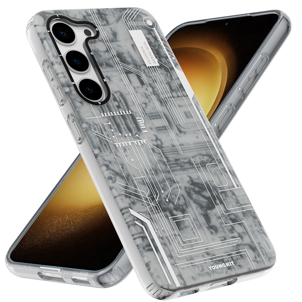 Samsung Galaxy S23 Plus Uyumlu Kılıf YoungKit Technology Serisi Kapak - 1