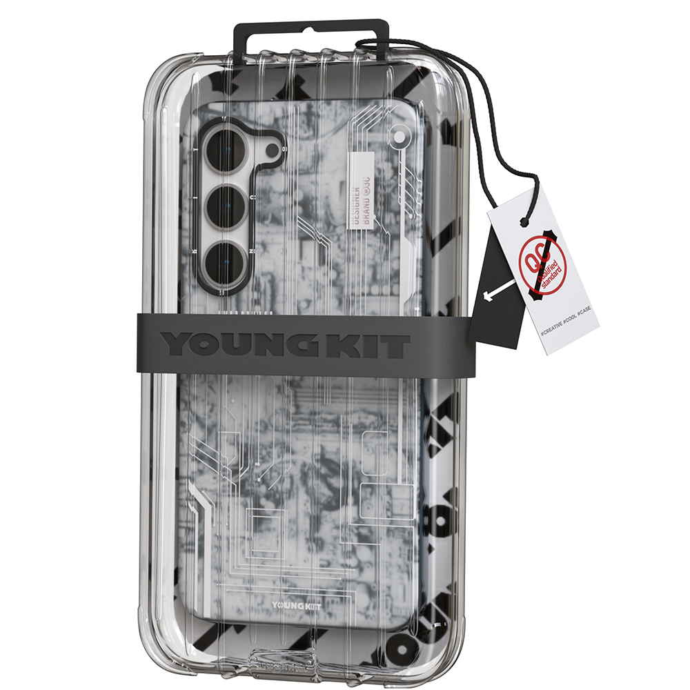 Samsung Galaxy S23 Plus Uyumlu Kılıf YoungKit Technology Serisi Kapak - 4